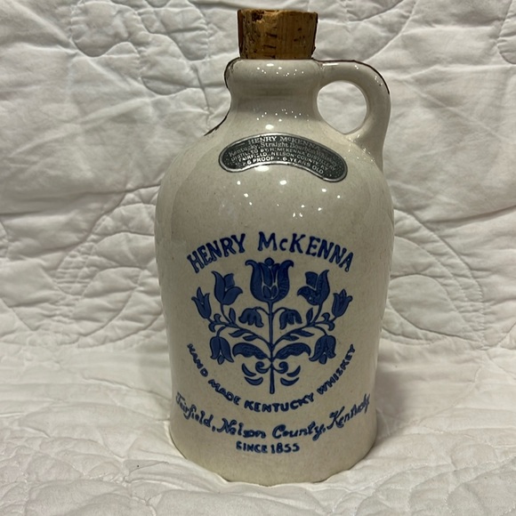 Other - Vintage Henry McKenna Hand Made Kentucky Whiskey Jug With Cork
